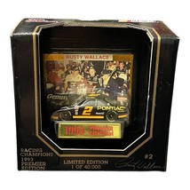 Rusty Wallace Racing Champions 1993 Premier Edition Limited Edition #2 1/64 - £5.04 GBP