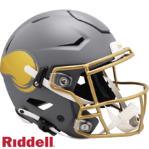 Minnesota Vikings Helmet Riddell Authentic Full Size SpeedFlex Style Slate Alter - $14,063.37 MXN