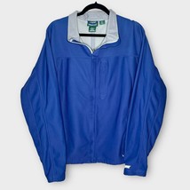LL BEAN Blue Gore Windstopper Soft Shell Lined Full Zip Coat Jacket XL Mens - £37.98 GBP