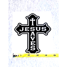 Jesus Cross Premium Vinyl Car Decal - £4.66 GBP