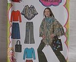 Simplicity Lizzie McGuire 4897 Sewing Pattern Pants Poncho Bag Size AA 8... - $9.89