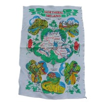 Northern Ireland Map Cloth Tea Towel made in Ireland - $14.84