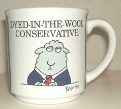 &quot;Dyed-in-the-wool-conservative&quot; by Boynton ceramic coffee mug Republican... - £12.01 GBP