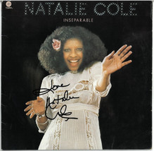 Natalie Cole signed 1975 Inseparable Capitol Album Cover/LP/Vinyl Record wear- J - £77.86 GBP