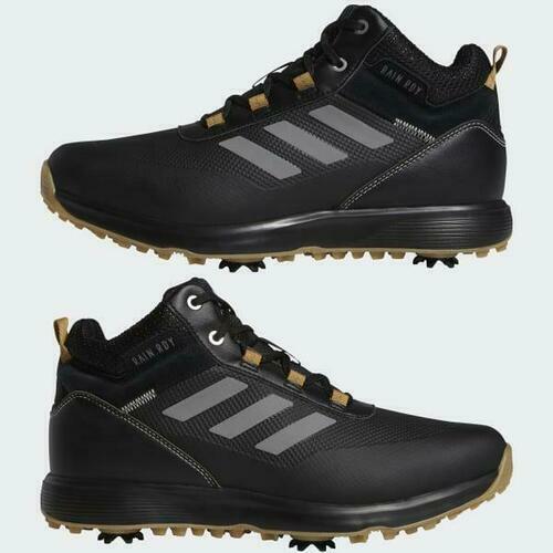 adidas Men's S2g Recycled Polyester Mid Cut Golf Shoe Size 8 Wide FZ1035 Black Item image 7