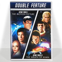 Star Trek: Motion Picture &amp; The Wrath of Khan (2-Disc DVD, 1979/ 1982) Like New! - £7.46 GBP