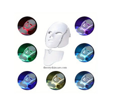 LED Light Therapy Facial Mask, 7 Colors - £68.42 GBP