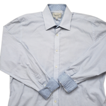 Ted Baker Endurance Dress Shirt Mens 16 34/35 Geometric Button Up Flip Cuff - $543.64 MXN
