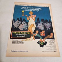 Where Were You When the Lights Went Out Doris Day New York Vintage Print Ad 1968 - £7.06 GBP