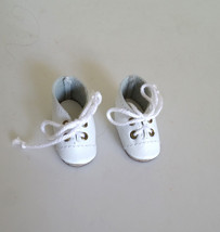 Modern Mary Hoyer White Leather Oxford 1.75&quot; Tie Shoe for 13&quot; Doll - $24.99