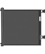 59&quot; Wide Safety Retractable Baby Pet Gate Extra Wide Dog Black 33&quot; Tall - $726.01 MXN