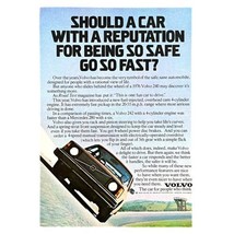 Volvo 240 242 Print Ad 1976 5x7.25 Vintage 70s Sedan Station Wagon Swede... - $17.73