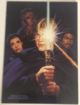 Star Wars Shadows Of The Empire Trading Card #60 Luke Blocks Xizor Fire - £1.95 GBP