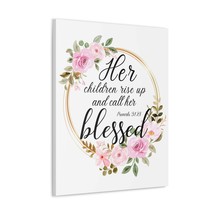 Proverbs 31:28 She is Blessed Bible Verse Canvas Christian Wall - £59.76 GBP+
