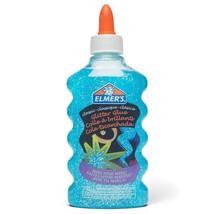 Elmer&#39;s 2022912 Liquid Glitter Glue, Washable, Blue, 6 Ounces, 1 Count - £12.52 GBP