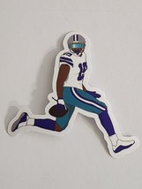 Football Player Running with Ball Cartoon Multicolor Super Cool Sticker Decal - £2.03 GBP