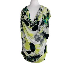 Worthington Womens Shirt Size 1X Sleeveless Green Black Floral Top Stret... - £11.84 GBP