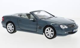 Mercedes SL 500 (R230) Blue Norev 1:18 - $179.95