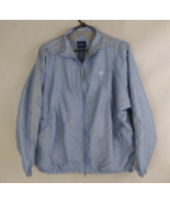 Catalina Women&#39;s Light Blue Double Zip Windbreaker Jacket Size XL 16/18 - $19.38