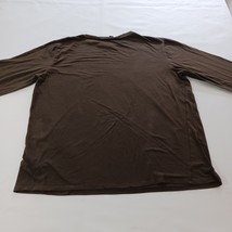 Fashion Nova EMPIRE STATE Women's Brown Cotton Blend Long Sleeve T-Shirt Size L image 2