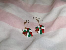 &quot;Christmas Blocks&quot; earrings - $2.00