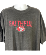 San Francisco SF 49ers Faithful XXXL Tall Majestic T-Shirt size 3XLT Men... - £28.04 GBP