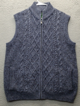 Emerald Isle Sweater Vest Mens XL Multi Cable Knit Wool Traditional Fit ... - $27.73