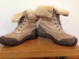 Ugg 1909 Waterproof Sheep Fleece Shearling Adirondack Hiking Duck Boots ... - $123.75