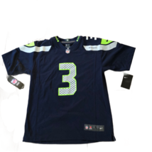 NWT New #3 Russell Wilson Nike Seattle Seahawks Boys Large Game Football Jersey - £23.70 GBP