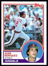 California Angels Juan Beniquez 1983 Topps Baseball Card #678 nr mt    - £0.39 GBP