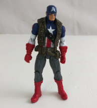 2011 Hasbro Marvel Avengers Captain America 4.18&quot; Action Figure. - $7.75