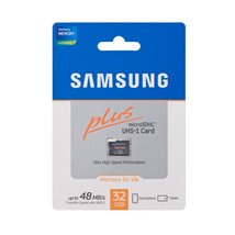 Samsung Plus 32GB Micro SD SDHC MicroSD Card Class 10 48Mb/s 32G 32 GB M... - $29.99