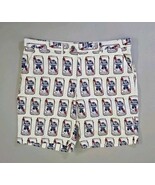 Loudmouth Pabst Blue Ribbon Golf Shorts Men&#39;s 40 White Graphic Print Bee... - $724.53 MXN