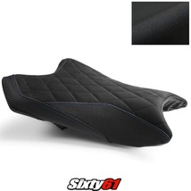 Kawasaki ZX6R Seat Cover 2019-2022 2023 Front Black Blue Luimoto Tec-Grip Suede - £159.62 GBP