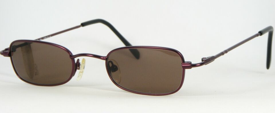 Eco Line IGA OPTIC 1248-04 PLUM SUNGLASSES GLASSES W/ BROWN LENS 43-20-1... - $19.80