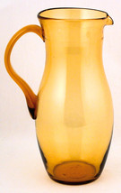 Amber Glass 5-Cup Pitcher Hand Made Blown - €6,45 EUR Amber Glass 5-Cup Pitcher Hand Made Blown - €6,45 EUR