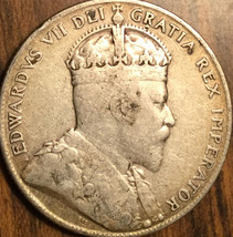 1904 Newfoundland Silver 50 Cents Coin - £18.60 GBP