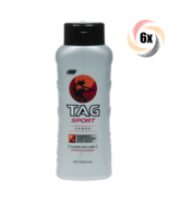 6x Bottles TAG Sport Power 3in1 Shampoo Conditioner &amp; Body Wash | 18oz | - £22.67 GBP