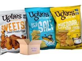 Uglies Kettle Chips, Variety 12 Pack, 4 of each - £15.81 GBP