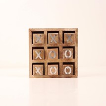 Handmade Wooden Tic Tac Toe Game for Kids 7 and Up Great Gifts for Kids for All  - £13.22 GBP