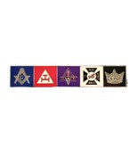 York Rite Knights Templar KYCH Emblems Uniform Bar Lapel Pin - £10.21 GBP