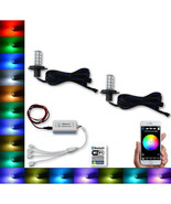 H4 27 SMD RGB Multi-Color Changing Shift Led Fog Light Bulb Bluetooth Pa... - $88.63 CAD