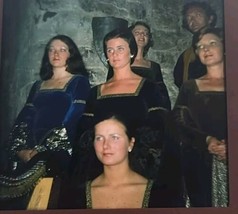 Vintage 1970s Real Photo Color Slide Group of Women Sexy Dressed Medieva... - $11.99