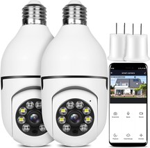 Wireless Outdoor Indoor 2.4G Wifi Security Cameras With 360° Panoramic V... - £35.89 GBP