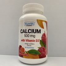 Yum-V&#39;s Calcium with Vitamin D 500 mg 60 Gummies Exp 11/2024 - £12.41 GBP