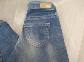Levis Womens 24 Waist Modern Rise Skinny Light Wash Blue Denim Jeans Excellent - £15.45 GBP
