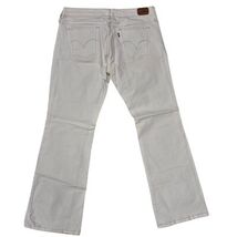 Levi&#39;s Vintage Boot Cut 565 White Denim Wide Leg Jeans Women Sz 10M / 30... - $97.02