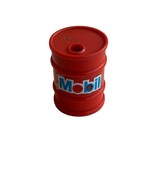 Mini Mobil Orange Plastic Oil Drum 3&quot; High 1&quot; Diameter - $8.00