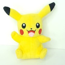TOMY Pokemon 8&quot; Pikachu Plush Stuffed Animal Smiling Paw Up Soft - €19,91 EUR