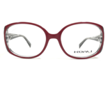 Koali Eyeglasses Frames Morel 6964K RR012 Red Gray Large Round 54-17-135 - £73.76 GBP